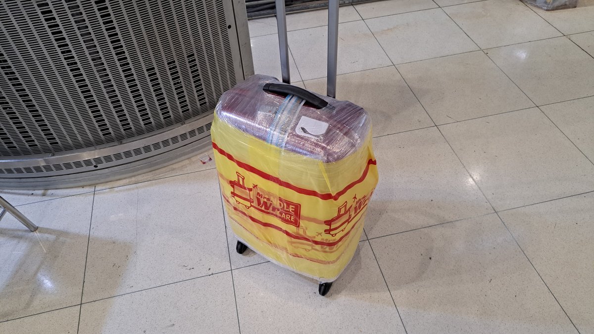 ラッピングサービスを利用した荷物