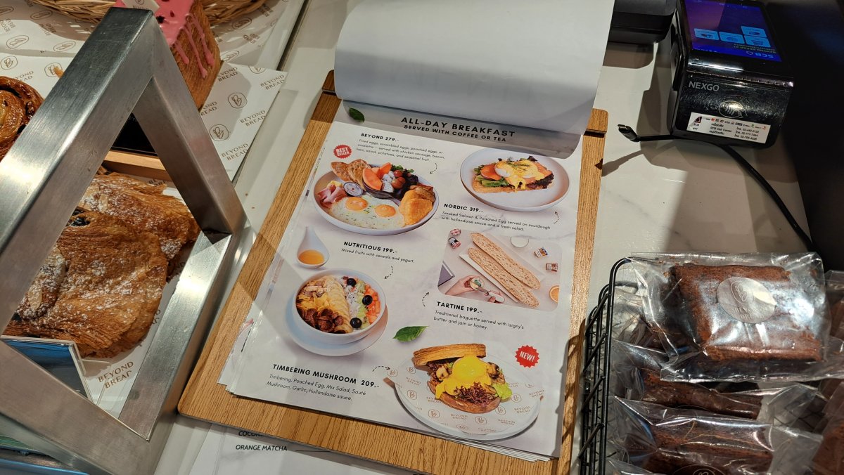 朝食メニュー