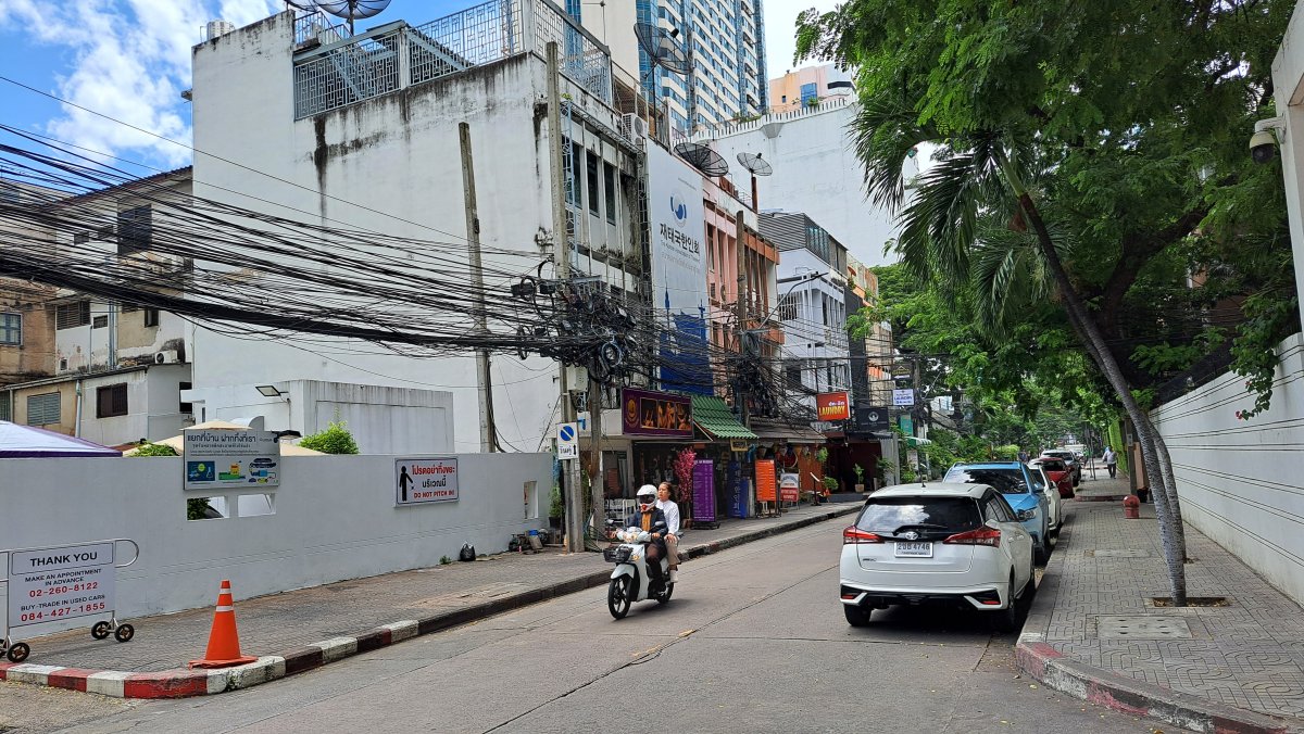 バンコクの路上