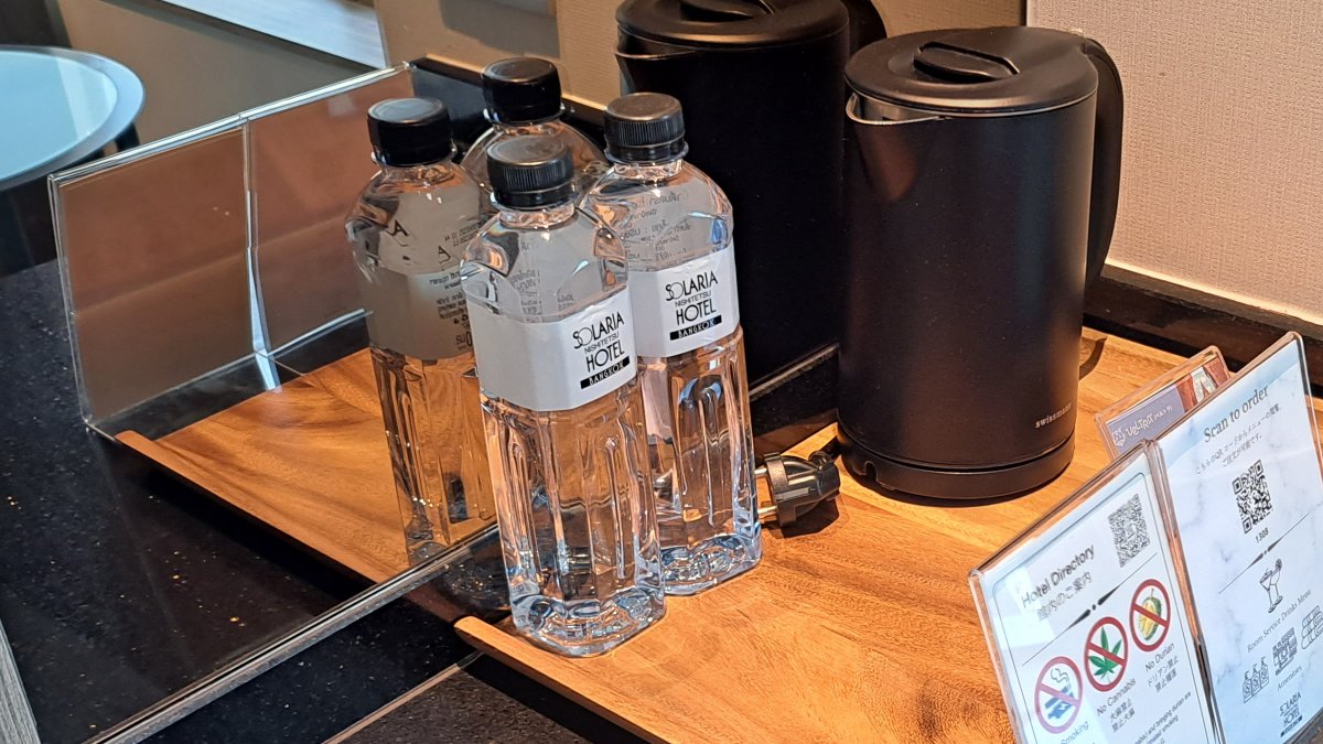 ホテルのお水
