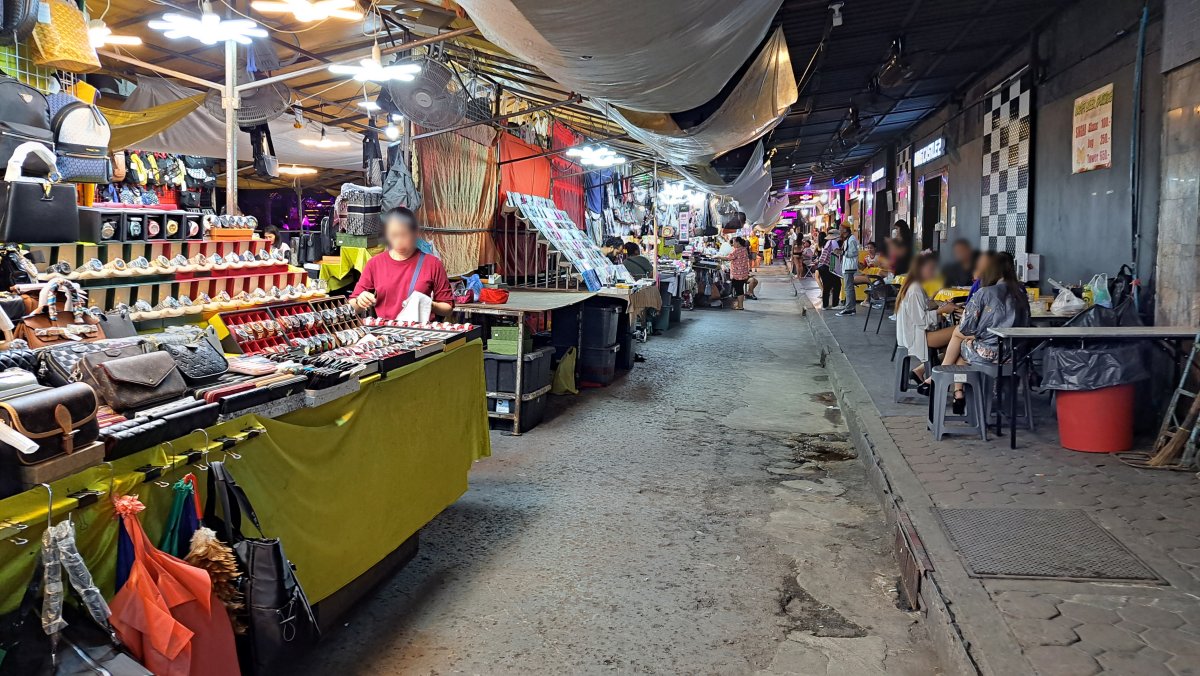 バンコクの歩道