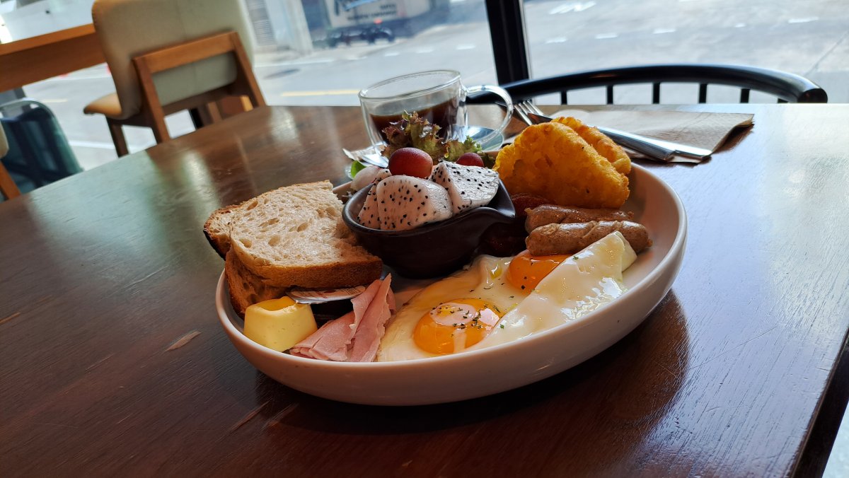 「Beyond Bread」のモーニングセット