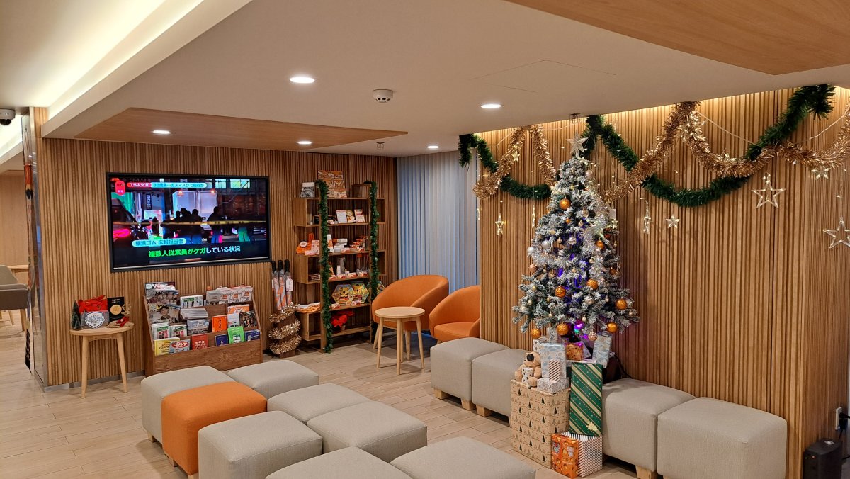 ロビーの快適空間