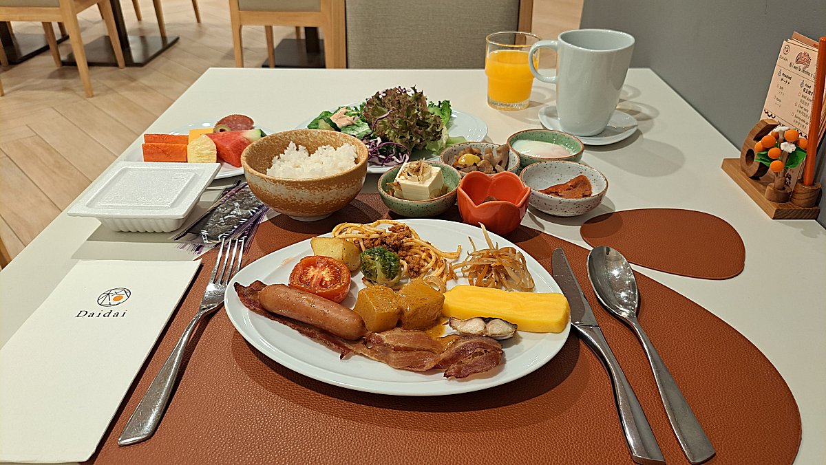 「西鉄ホテル クルーム バンコク シーロム」の朝食ブッフェ