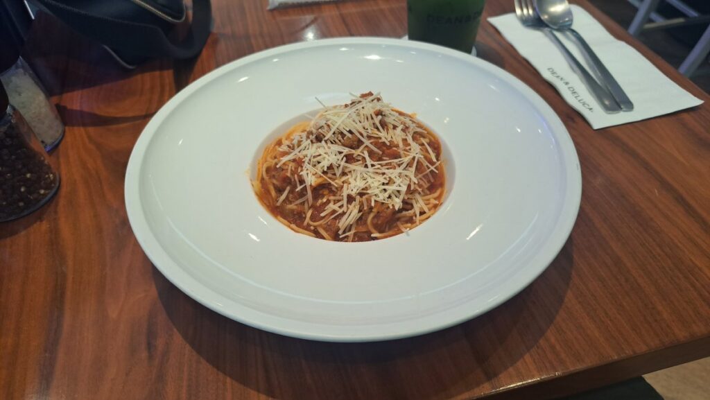 DEAN＆DELUCA カフェのパスタ