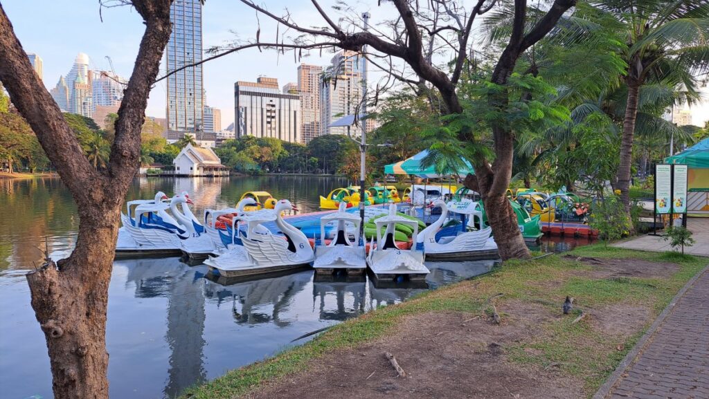 アヒルボート。優雅な一日ボート遊びも楽しいかも。