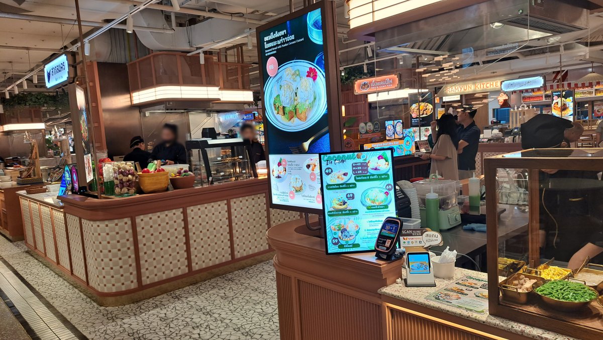 フードコートの店舗の多さ