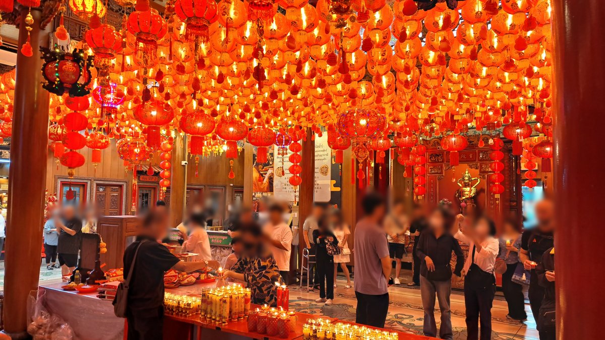 Wat Mangkon Kamalawat 寺院観光