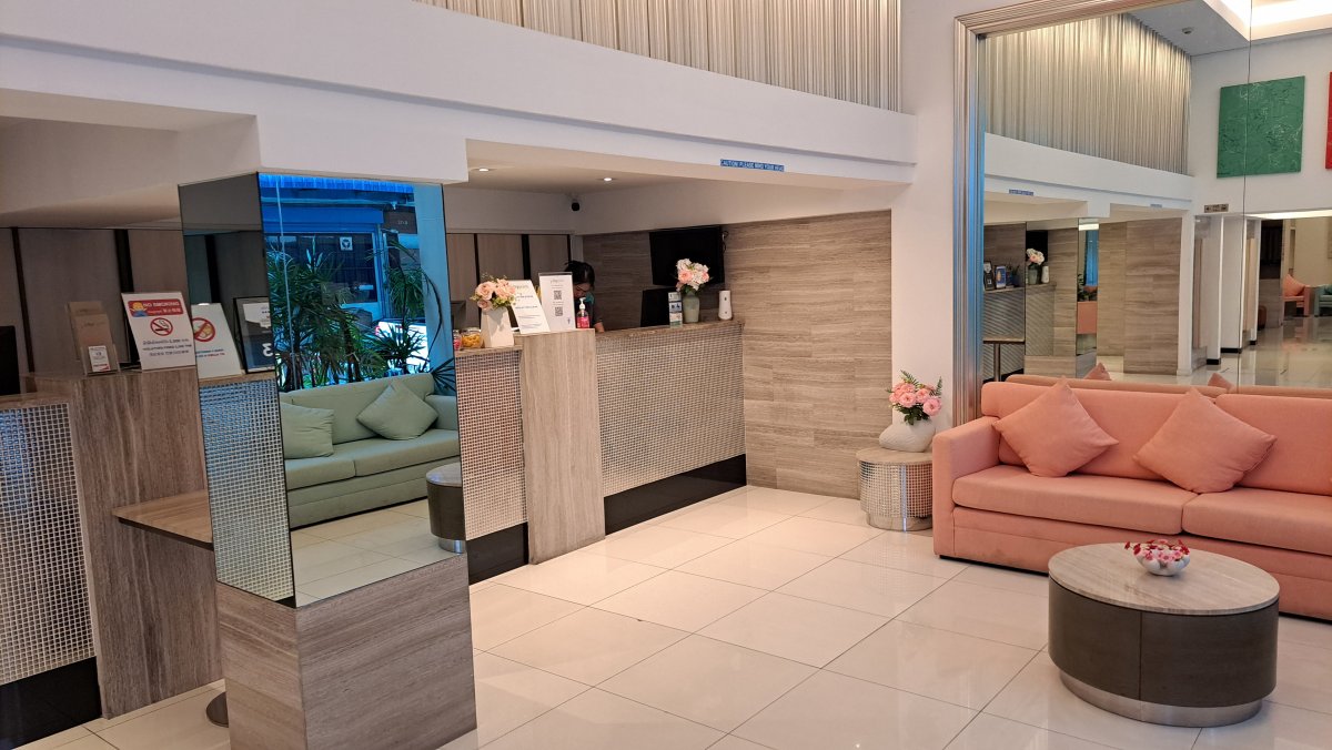 ホテルのフロント