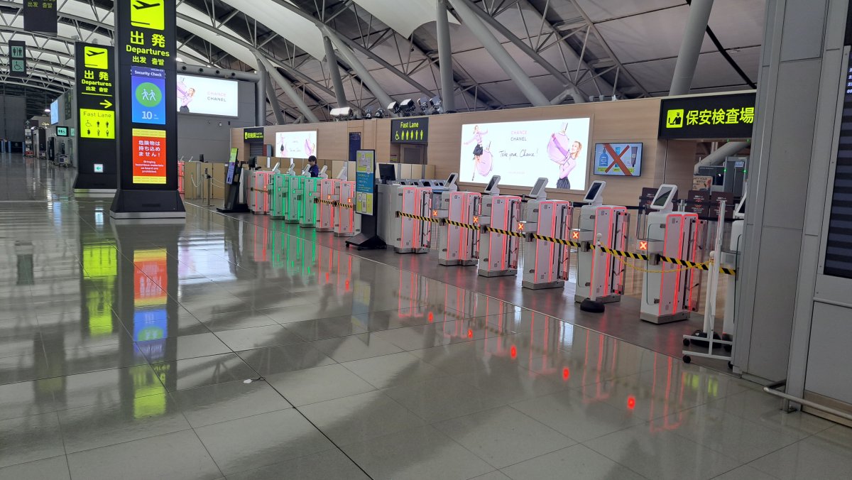 関西空港国内線のイミグレーション