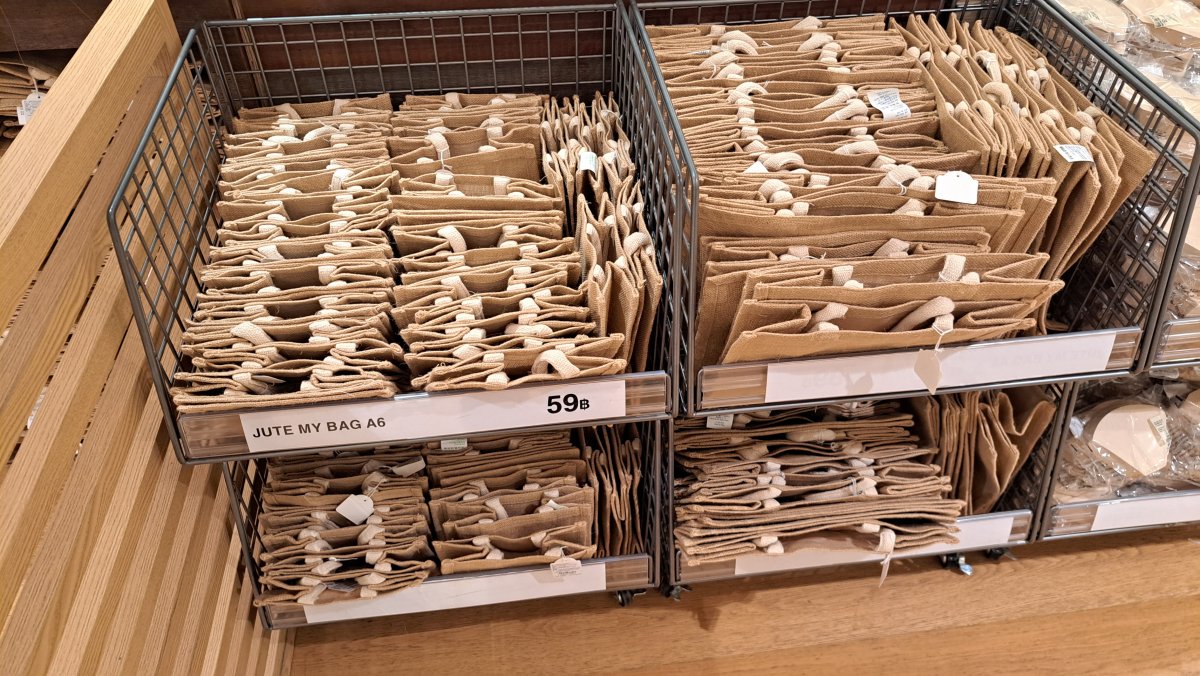 サイズ違いのバッグ