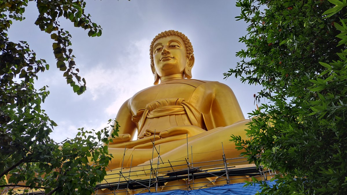 駅からでも見える巨大仏像