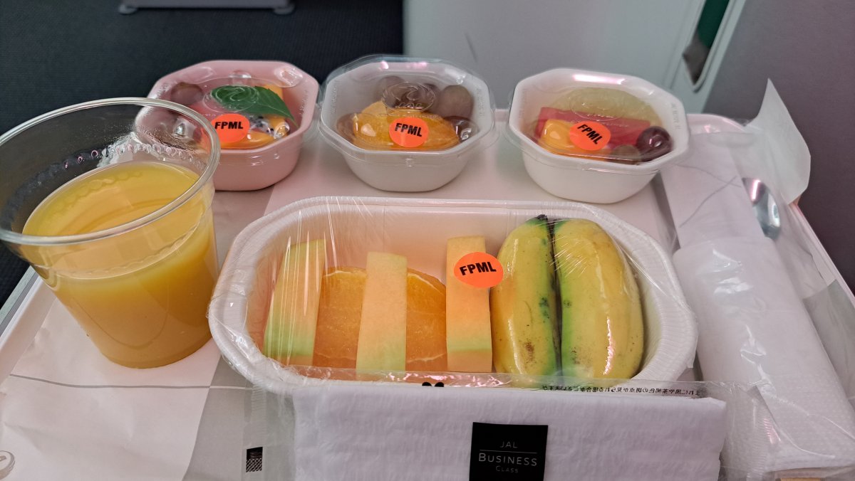 フルーツを中心としたお食事