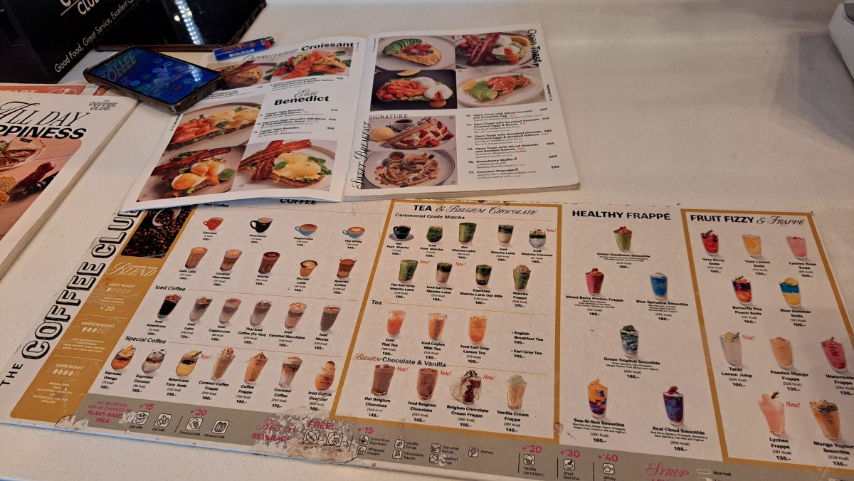 朝食メニュー