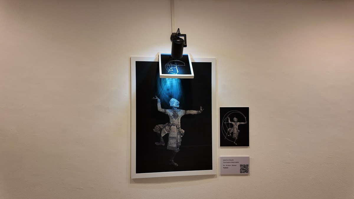 伝統舞踊をテーマにした展示作品