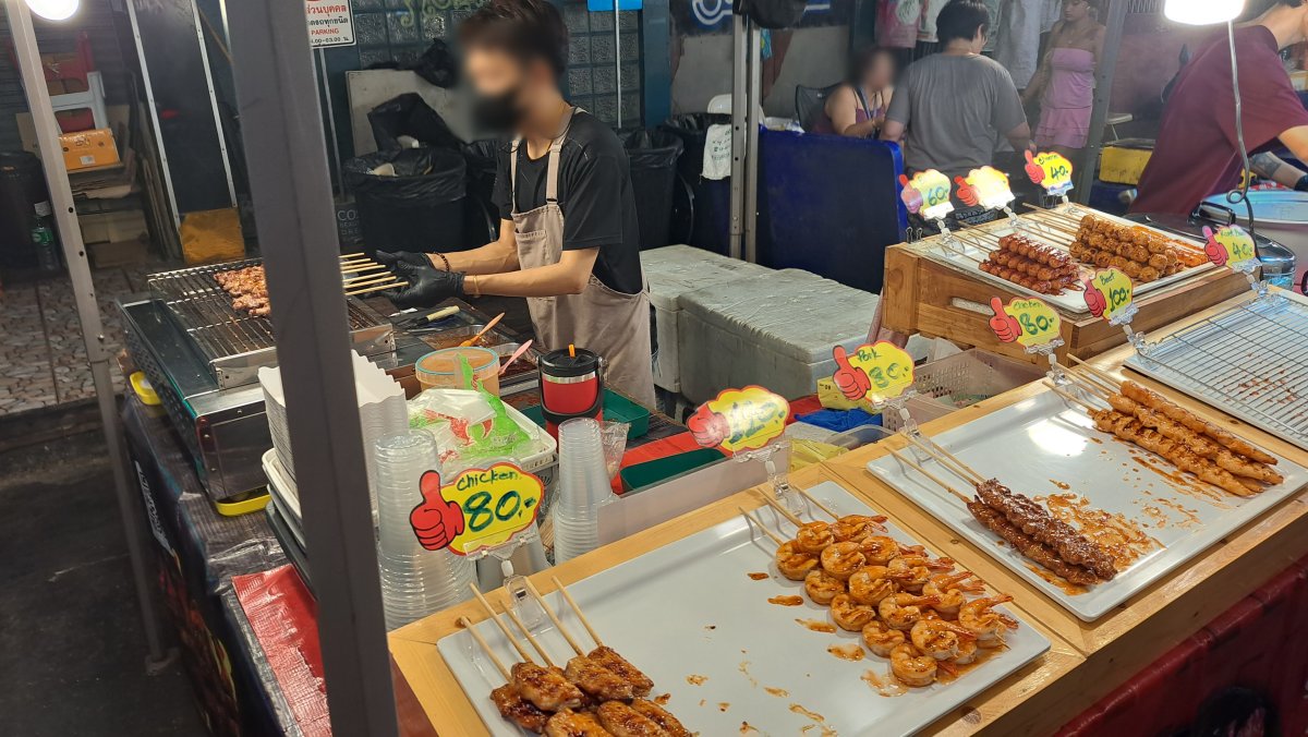 串焼き屋台