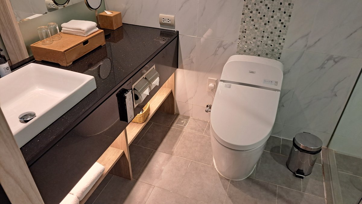 ソラリア西鉄ホテルバンコクのトイレとパウダールーム