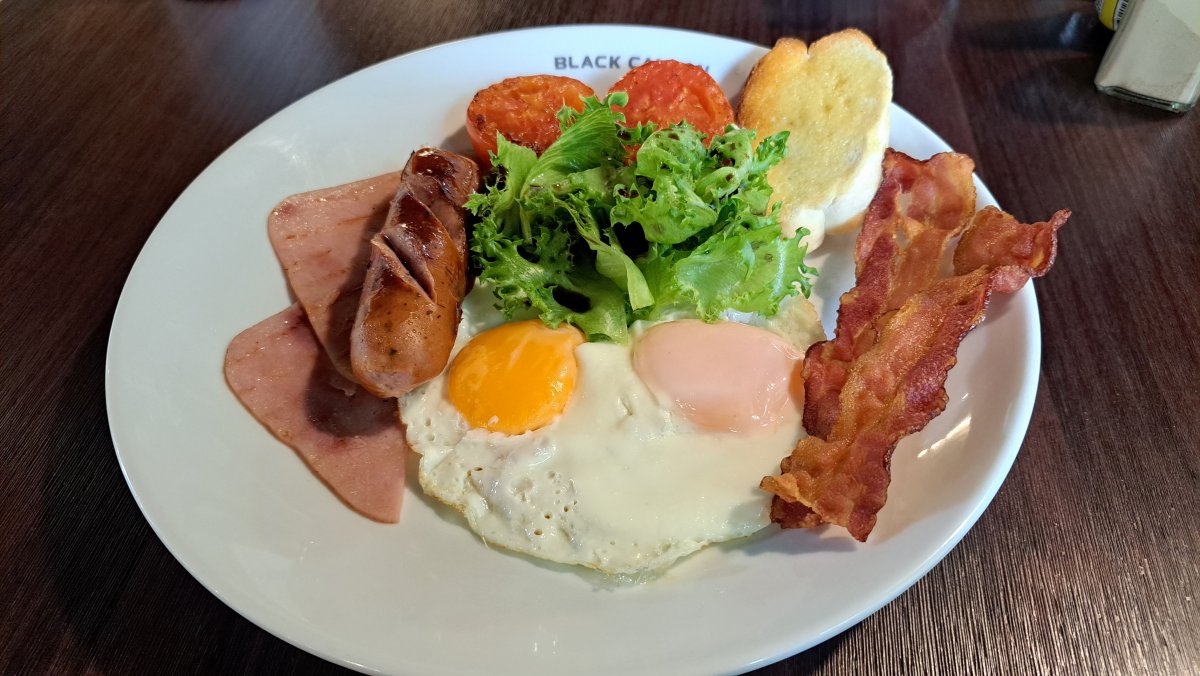 バランスの良い朝食セット