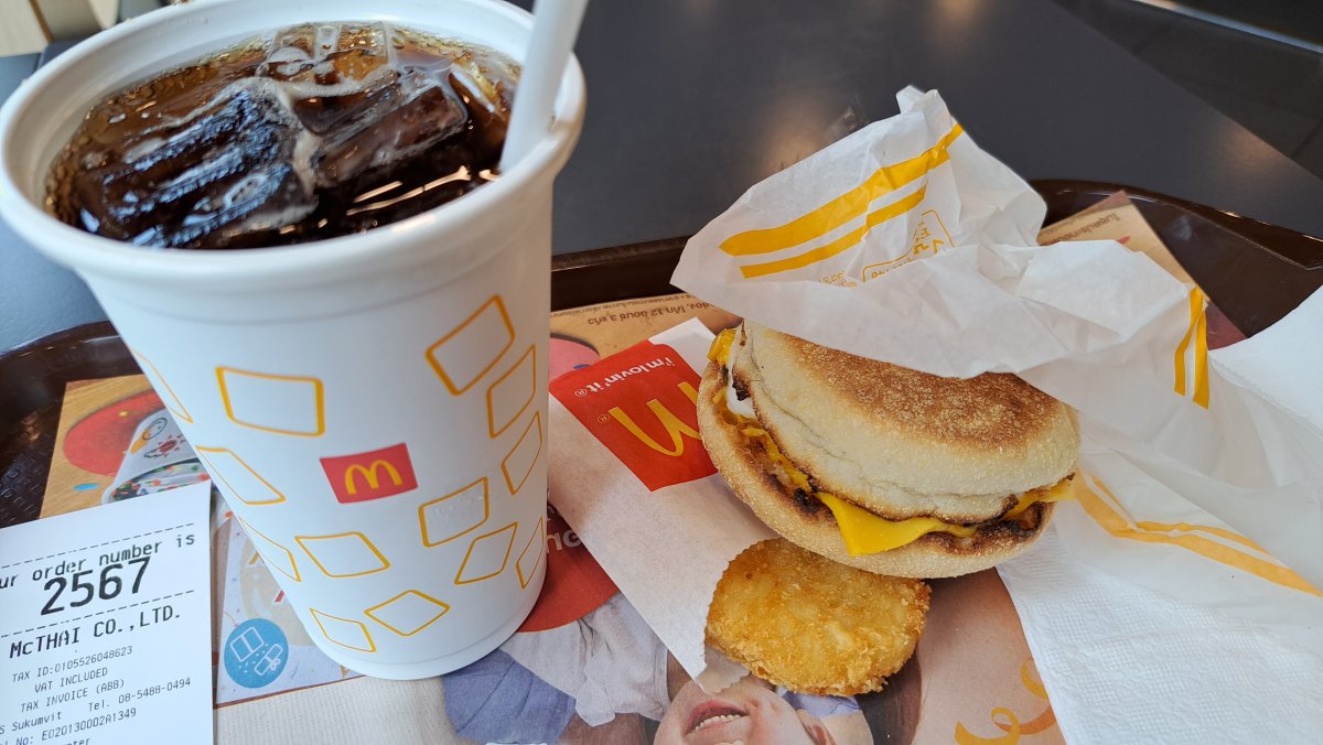 定番朝マックメニュー